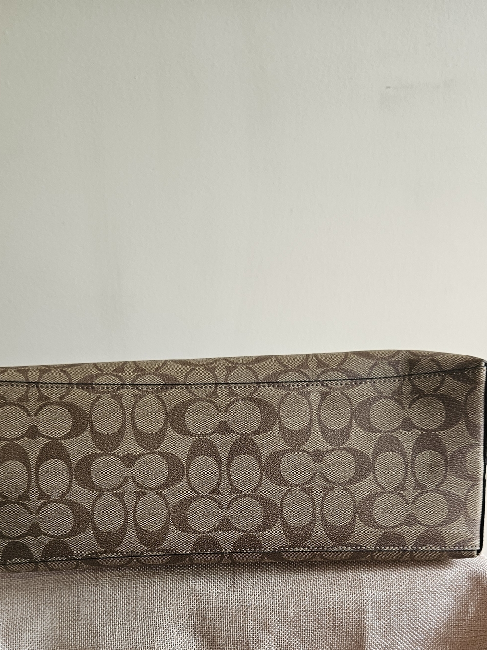 Coach Mollie Signature Canvas Tote W/Checkbook Wallet - Picture 16 of 16